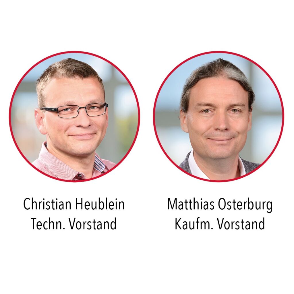 Christian Heublein und Matthias Osterburg mit Namen